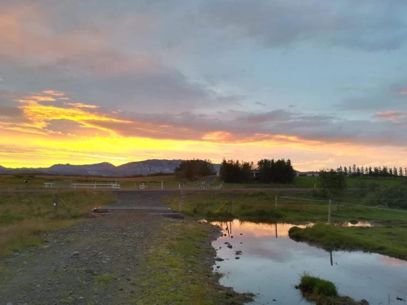 Golden Circle Private Farmhouse With Hot Tub Vila Selfoss Exterior foto